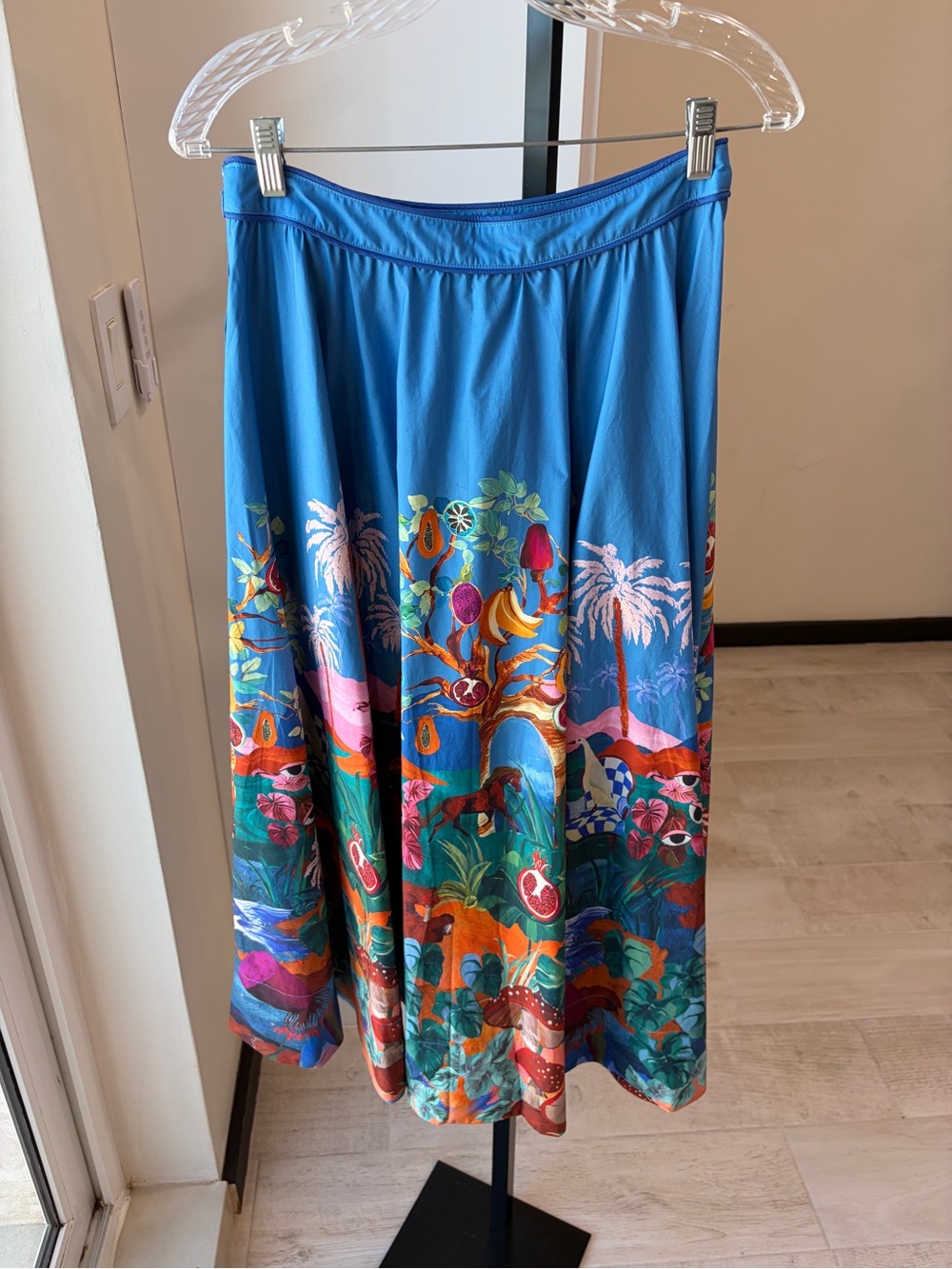 FARM Rio Dream Landscape Organic Cotton Maxi Skirt - Picture 10 of 10